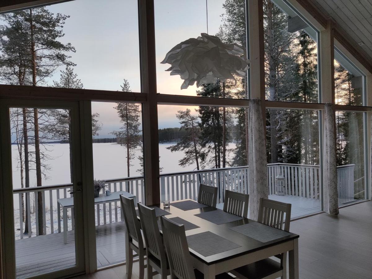 Villa Sirius Sieri, Nice Log-Cottage By The Lake Rovaniemi Exteriér fotografie
