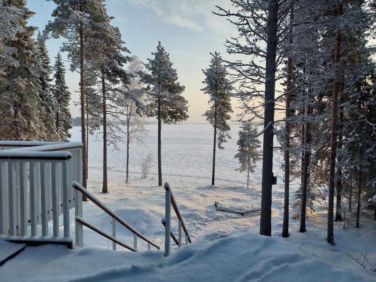 Villa Sirius Sieri, Nice Log-Cottage By The Lake Rovaniemi Exteriér fotografie