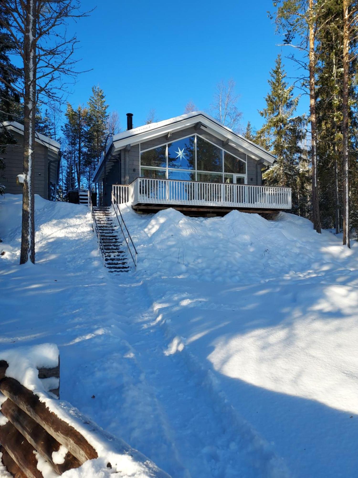 Villa Sirius Sieri, Nice Log-Cottage By The Lake Rovaniemi Exteriér fotografie