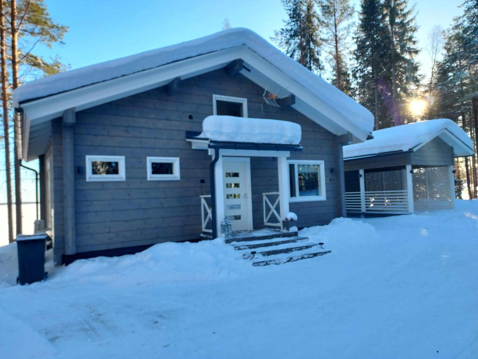 Villa Sirius Sieri, Nice Log-Cottage By The Lake Rovaniemi Exteriér fotografie